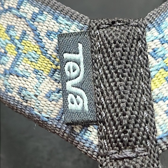 Teva Flip Flops Women's Size 11 Mush II Companera‎ Blue Sandals Beach Summer - Picture 2 of 8